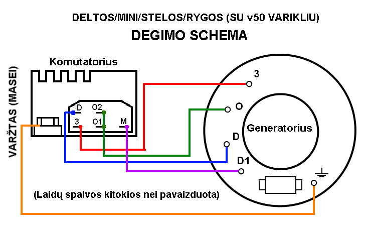 Схема подключения генератора минск 6 вольт